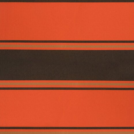 Luifel automatisch uitschuifbaar 3,5x2,5 m oranje en bruin 9