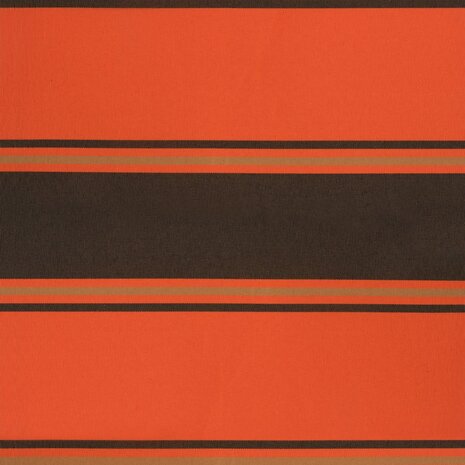 Luifel automatisch uitschuifbaar 4,5x3 m oranje en bruin 9