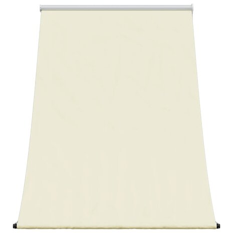 Luifel uittrekbaar 100x150 cm stof en staal crèmekleurig 3