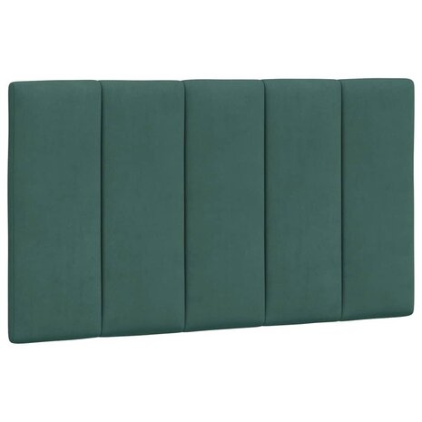 Bed met matras fluweel donkergroen 80x200 cm 5