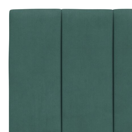 Bed met matras fluweel donkergroen 80x200 cm 6
