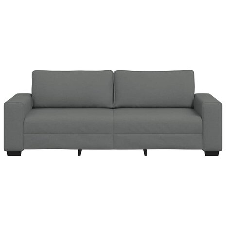 3-zitsbank 180 cm stof donkergrijs 4