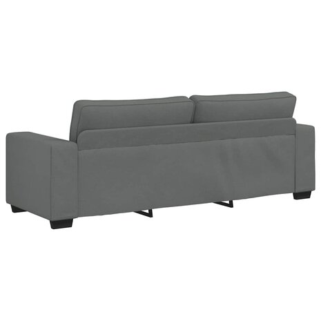 3-zitsbank 180 cm stof donkergrijs 6