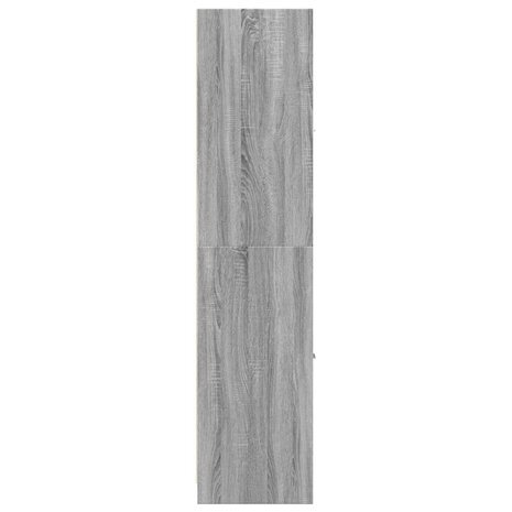 Apothekerskast 30x41x174,5 cm bewerkt hout grijs sonoma eiken 6