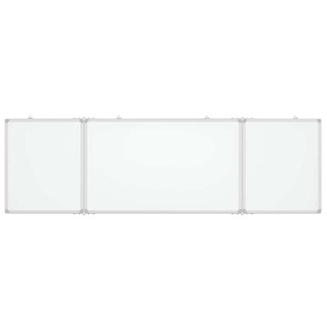 Whiteboard magnetisch inklapbaar 160x60x1,7 cm aluminium 3