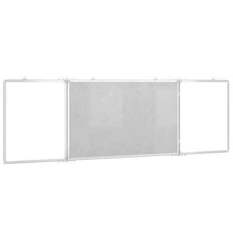 Whiteboard magnetisch inklapbaar 160x60x1,7 cm aluminium 4