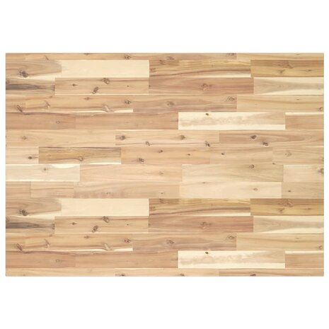 Bureaublad 80x70x2 cm onbehandeld massief acaciahout 1