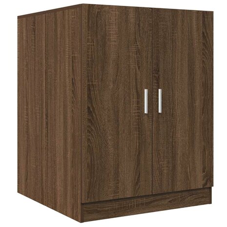 Wasmachinekast 71x71,5x91,5 cm bruin eikenkleur 2