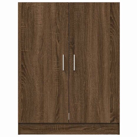 Wasmachinekast 71x71,5x91,5 cm bruin eikenkleur 4