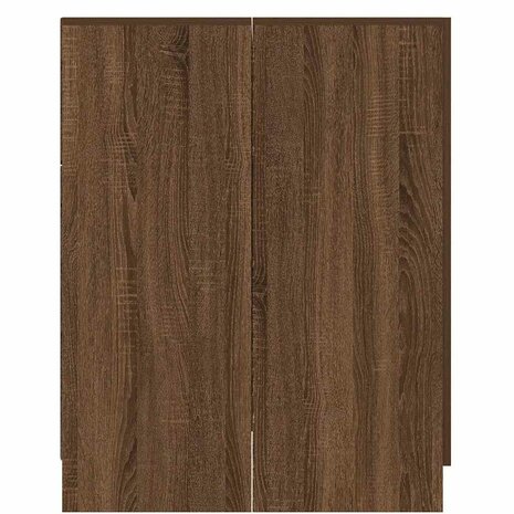 Wasmachinekast 71x71,5x91,5 cm bruin eikenkleur 5