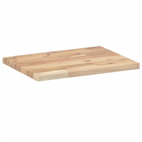 Wandschap zwevend 40x30x2 cm onbehandeld massief acaciahout 3