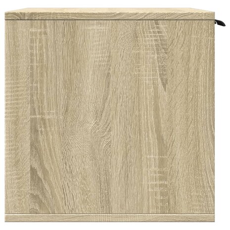 Kattenbakkast 60x40x40 cm bewerkt hout sonoma eikenkleurig 6