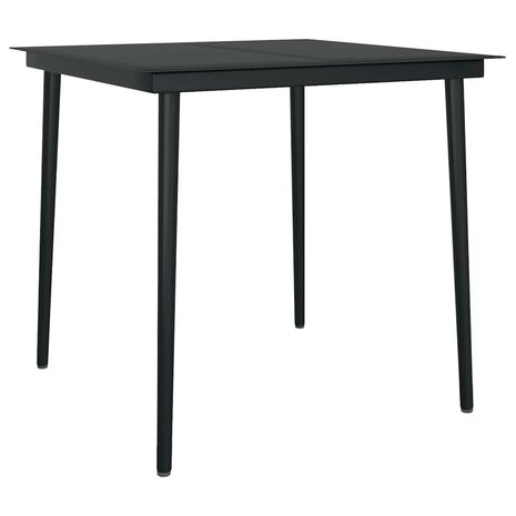 3-delige Tuinset poly rattan glas bruin 6