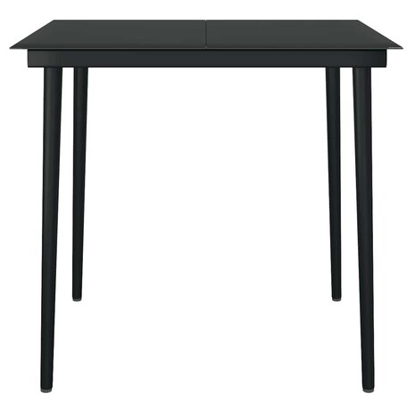 3-delige Tuinset poly rattan glas bruin 7