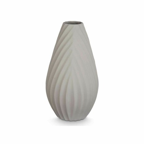 Vaas Strepen Grijs Keramisch 26 x 49 x 26 cm 1