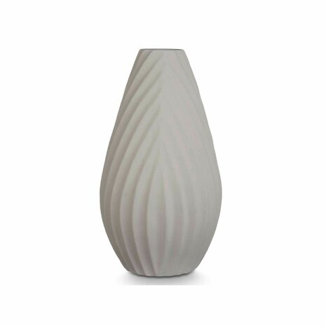 Vaas Strepen Grijs Keramisch 26 x 49 x 26 cm 2