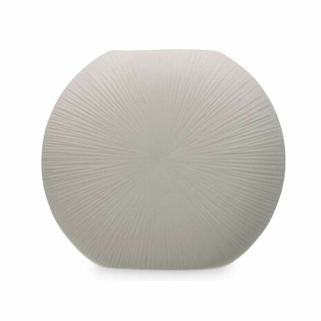 Vaas Grijs Keramisch 36 x 34 x 16 cm (2 Stuks) Rond 3