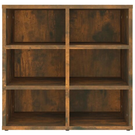Schoenenkast 52,5x30x50 cm gerookt eikenkleurig 4