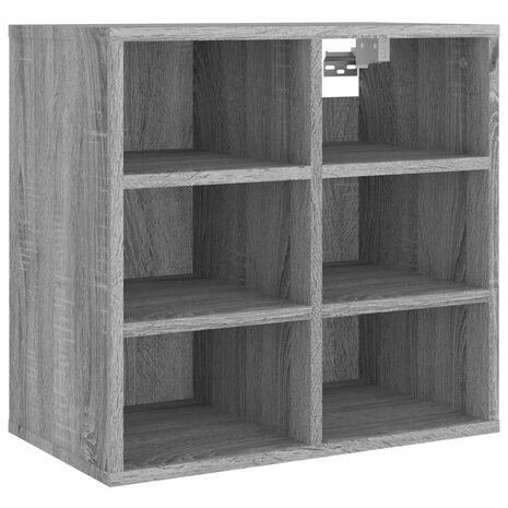Schoenenkast 52,5x30x50 cm grijs sonoma eikenkleurig 3