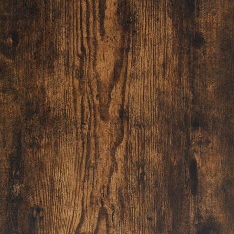 Bijzettafel met wieltjes 50x30x55 cm hout gerookt eikenkleurig 9