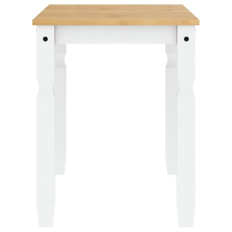 Eettafel Corona 112x60x75 cm massief grenenhout wit 5