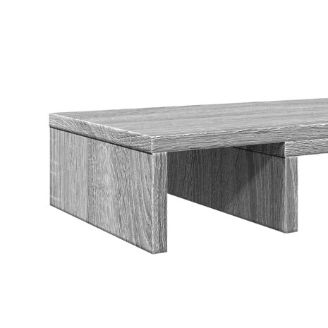 Monitorstandaard verstelbaar 60x24x10,5 cm hout grijs sonoma 7