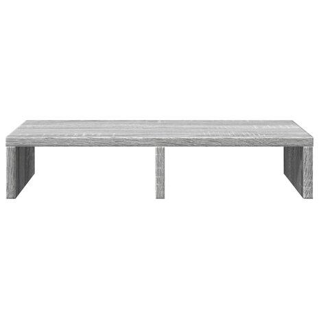 Monitorstandaard 50x27x10 cm bewerkt hout grijs sonoma eiken 4