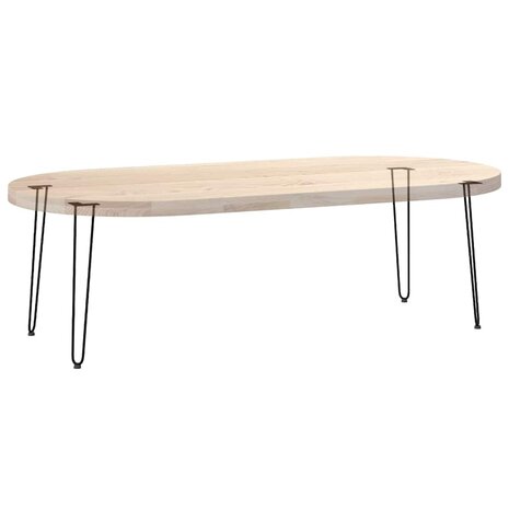 Haarspeld tafelpoten 4 st 72 cm massief staal zwart 8