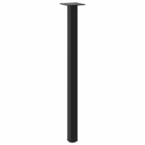 Salontafelpoten 4 st 72-74 cm staal zwart 4