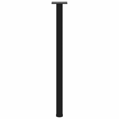 Salontafelpoten 4 st 72-74 cm staal zwart 5