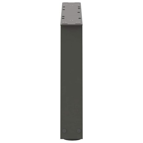 Eettafelpoten 2 st V-vormig 50x(30-31,3) cm staal antraciet 6