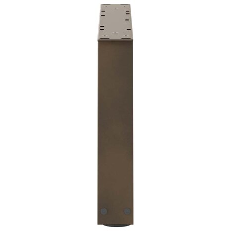 Eettafelpoten 2 st V-vormig 50x(30-31,3) cm staal naturel 6