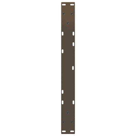 Eettafelpoten 2 st V-vormig 50x(30-31,3) cm staal naturel 7