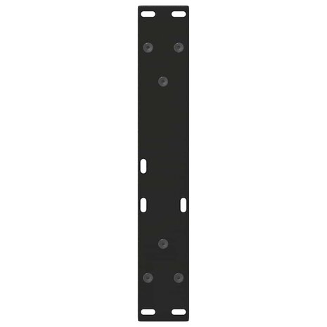 Eettafelpoten 2 st V-vormig 28x(42-43,3) cm staal zwart 7