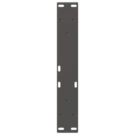 Eettafelpoten 2 st V-vormig 28x(42-43,3) cm staal antraciet 7