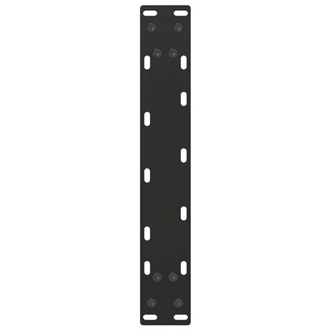 Salontafelpoten 2 st U-vormig 28x(42-43) cm staal zwart 7