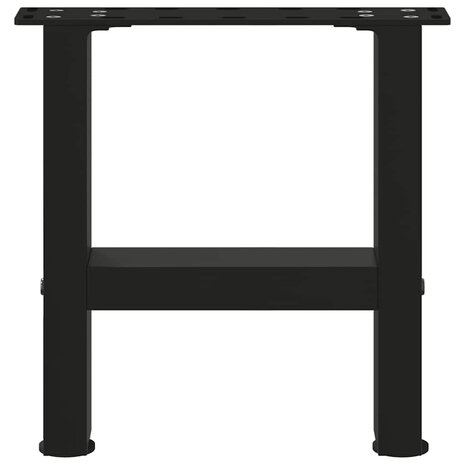 Salontafelpoten 2 st 30x(30-31) cm staal zwart 5