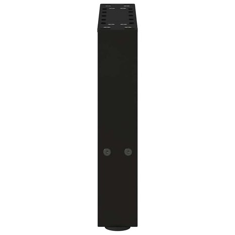 Salontafelpoten 2 st 30x(30-31) cm staal zwart 6