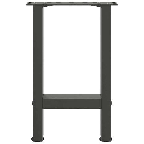 Salontafelpoten 2 st 28x(42-43) cm staal antraciet 5