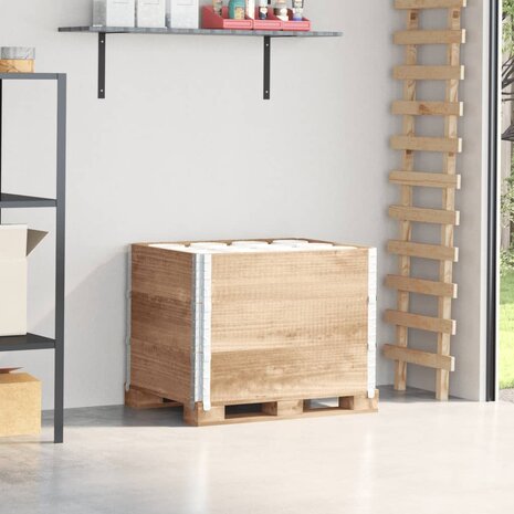 Palletopzetranden 3 st 80x60 cm massief grenenhout 1
