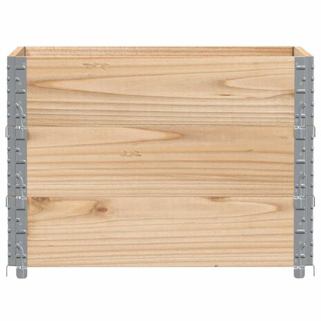 Palletopzetranden 3 st 80x60 cm massief grenenhout 3