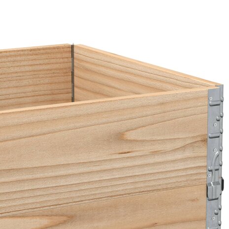 Palletopzetranden 3 st 80x60 cm massief grenenhout 7