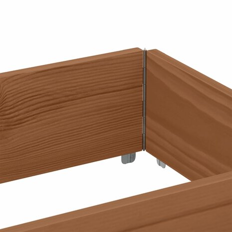 Palletopzetranden 3 st 150x50 cm massief grenenhout bruin 6