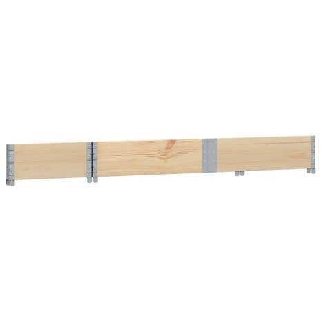 Palletopzetrand 150x50 cm massief grenenhout 4