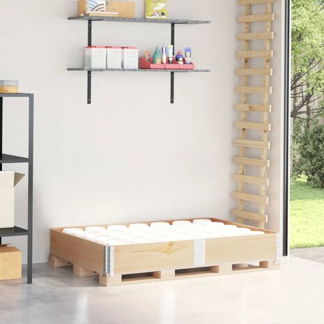 Palletopzetrand 150x100 cm massief grenenhout 1