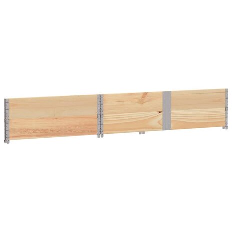 Palletopzetranden 2 st 150x100 cm massief grenenhout 4