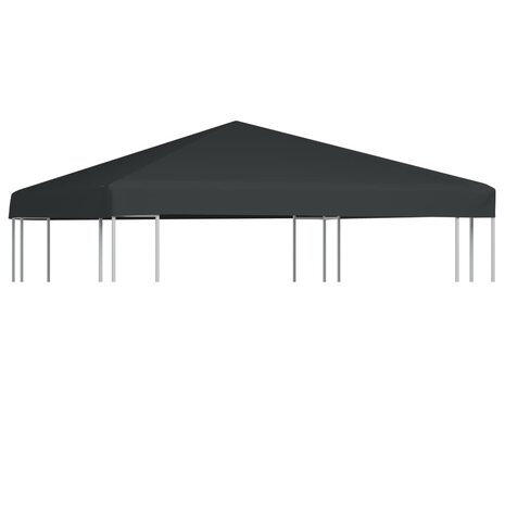 Prieeldak 310 g/m² 3x3 m grijs 1