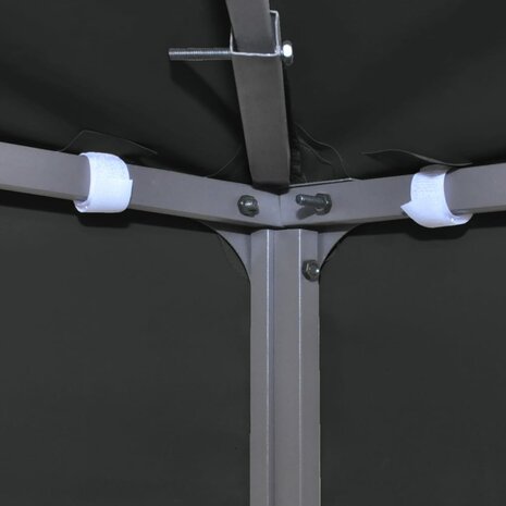 Prieeldak 310 g/m² 3x3 m grijs 4