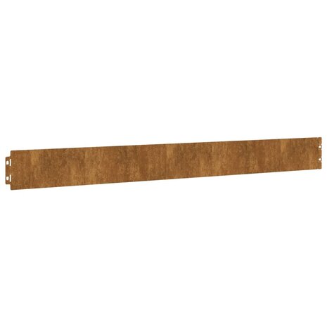 Gazonranden 10 stuks 10x103 cm flexibel cortenstaal 6