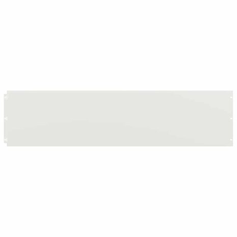 Gazonranden 10 st 25x103 cm koudgewalst staal wit 3